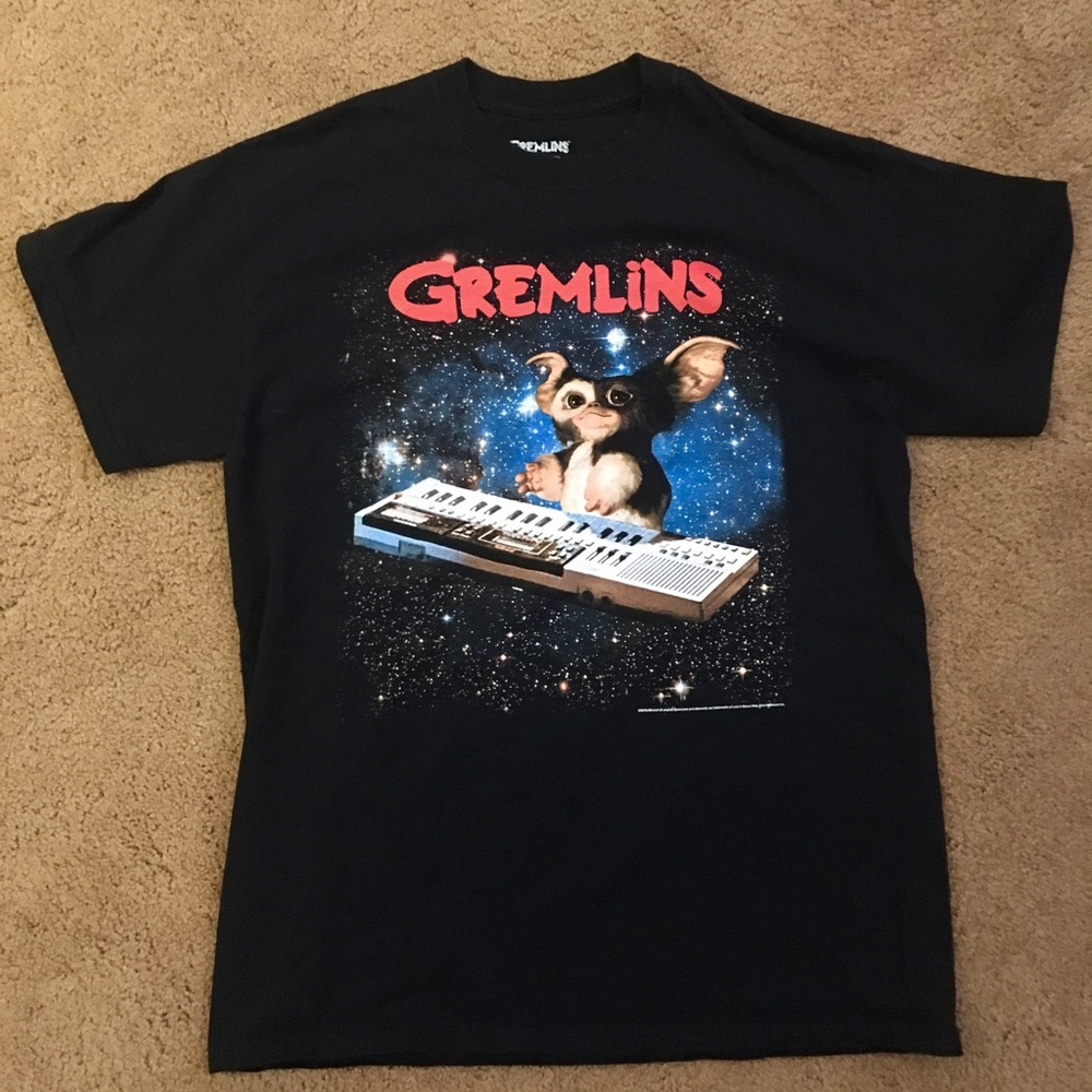 New Men’s Medium Gremlins Gizmo Short Sleeve Shirt
